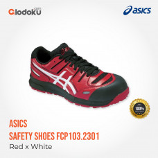 ASICS Sepatu Safety FCP103.2301 Laces Red x White