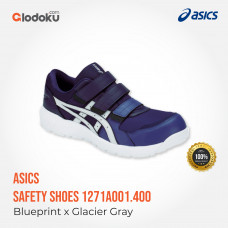 ASICS Sepatu Safety 1271A001.400 Velcro Blueprint x Glacier Gray