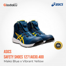 ASICS Sepatu Safety 1271A030.400 Mako Blue x Vibrant Yellow