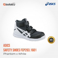 ASICS Sepatu Safety FCP203.1601 Velcro Phantom x White