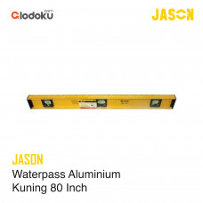 Jason Waterpass Aluminium Kuning 80