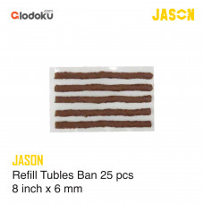 Jason Refill Tubles Ban 25 pcs 8" x 6 mm