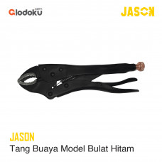 Jason Tang Buaya Model Bulat Hitam 10"