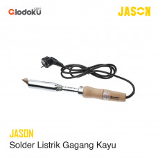 Jason Solder Listrik Gagang Kayu 100 W