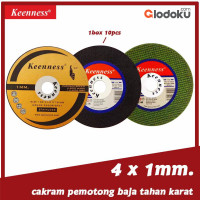 Sumida Keenness Mata Gerinda Potong Baja Tahan Karat 4 Inch x 1 mm Emas (A101)