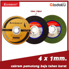 Sumida Keenness Mata Gerinda Potong Baja Tahan Karat 4 Inch x 1 mm Emas (A101)