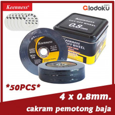 Sumida Keenness Mata Gerinda Potong Baja 4 Inch x 0,8 mm Hitam (A123)