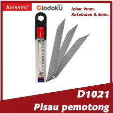 Sumida Keenness Isi Pisau Cutter 9 x 0,4 mm Silver Set 10 Pcs (D1021)