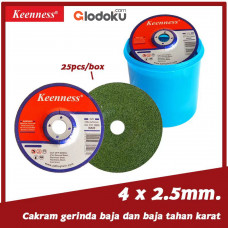 Sumida Keenness Maat Gerinda Potong Baja Tahan Karat 4 Inch x 2,5 mm Hijau (A110)
