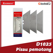 Sumida Keenness Isi Pisau Cutter Besar Silver Set 10 Pcs (D1025)