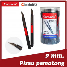 Sumida Keenness Pisau Cutter Hitam 9 mm (D1002)
