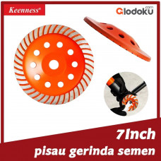 Sumida Keenness Mata Pisau Gerinda Tembok Semen 7 Inch Orange (E106)