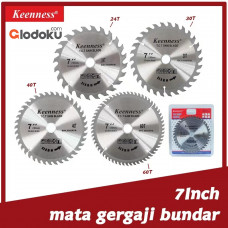 Sumida Keenness Mata Gerinda Potong Kayu 7 Inch 24 Gigi (F107)