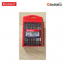 Sumida Keenness Mata Obeng Magnet Plus Minus Isi 10 Pcs PH2 x 65 mm Coklat (J103-1)