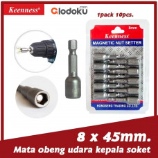 Sumida Keenness Mata Bor Obeng Mur Set 10 Pcs 8 x 45 mm (J114)