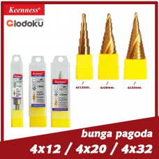Sumida Keenness Mata Bor Bunga Pagoda 4 x 12 mm (L112)