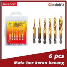 Sumida Keenness Mata Bor Keran Benang Ulir Set 6 Pcs (L124)