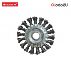 Sumida Keenness Sikat Roda Kawat 4 Inch Silver (O120)
