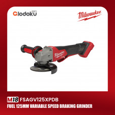 Milwaukee M18 125mm Variable Speed Braking Grinder