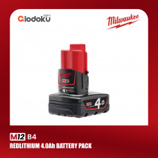 Milwaukee M12 4.0Ah Battery Pack