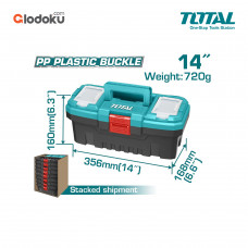 Total Plastic Tool Box / Box Perkakas Plastik 14" (TPBX0141)