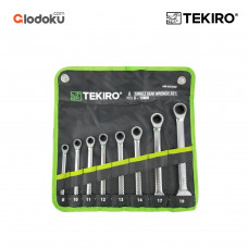 Tekiro Kunci Ring Pas Ratchet Panjang Set 8 PCS (8-19 MM) (WR-SG2030)