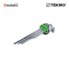 Tekiro Kunci L Set Torx Tanpa Lubang 9 Pcs (HK-TO1205)