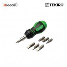 TEKIRO OBENG RATCHET STUBBY SET 7 IN 1 (SD-SR1699)